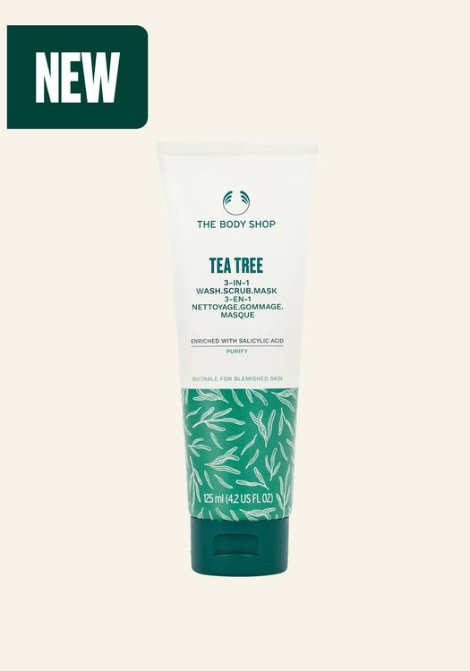 Tea Tree 3-in-1-Pflege: Reinigung, Peeling, Maske 125 ml