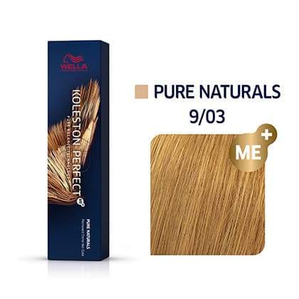 Koleston Perfect 9/03 Pure Naturals lichtblond natur-gold 60ml