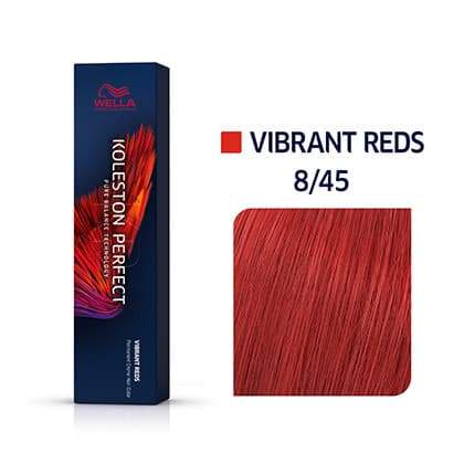 Koleston Perfect 8/45 Vibrant Reds hellblond rot-mahagoni 60 ml