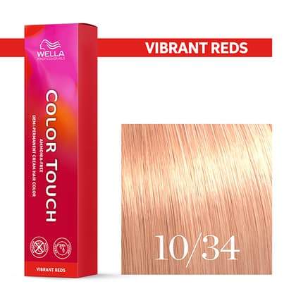 Color Touch 10/34 Vibrant Reds Hell-Lichtblond Rot-Gold 60 ml