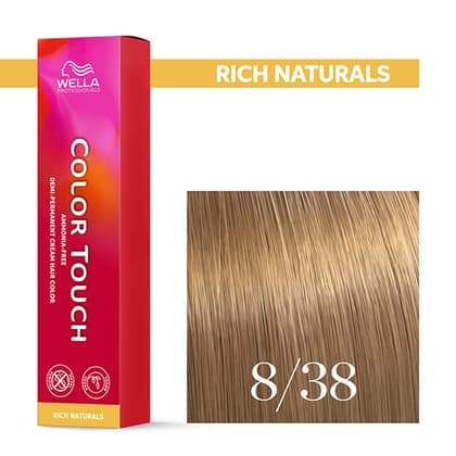 Color Touch 8/38 Rich Naturals hellblond gold-perl