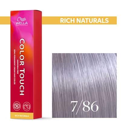 Color Touch 7/86 Rich Naturals mittelblond perl-violet