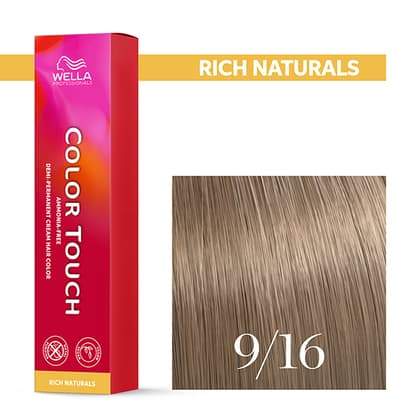 Color Touch 9/16 Rich Naturals lichtblond asch-violett