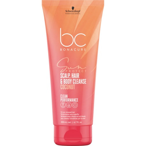 BC Bonacure Sun Protect 3-in-1 Scalp, Hair & Body Cleanse 200 ml