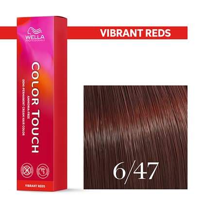 Color Touch 6/47 Vibrant Reds dunkelblond rot-braun