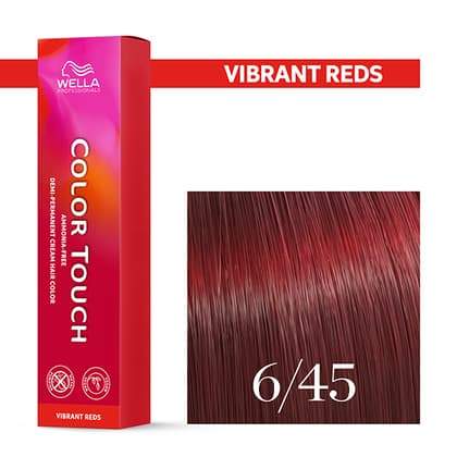 Color Touch 6/45 Vibrant Reds dunkelblond rot-mahagoni