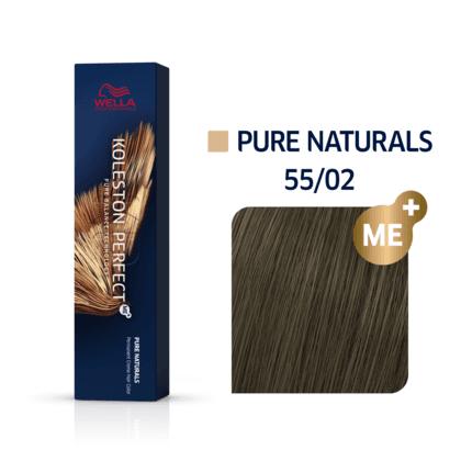 Koleston Perfect 55/02 Pure Naturals hellbraun intensiv natur-matt 60ml