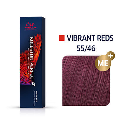 Koleston Perfect 55/46 Vibrant Reds hellbraun intensiv rot-violett 60 ml