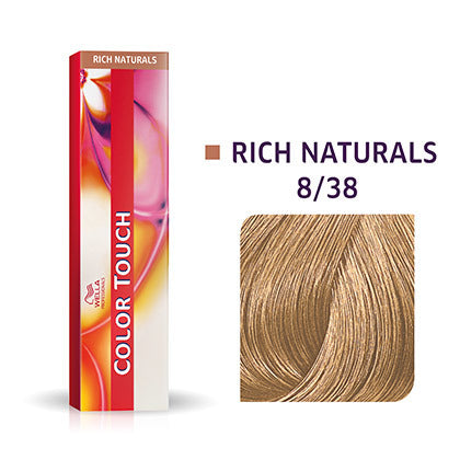 Color Touch 8/38 Rich Naturals hellblond gold-perl